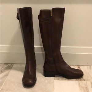 SOLD - Hilary Radley Leather Knee High Boots
